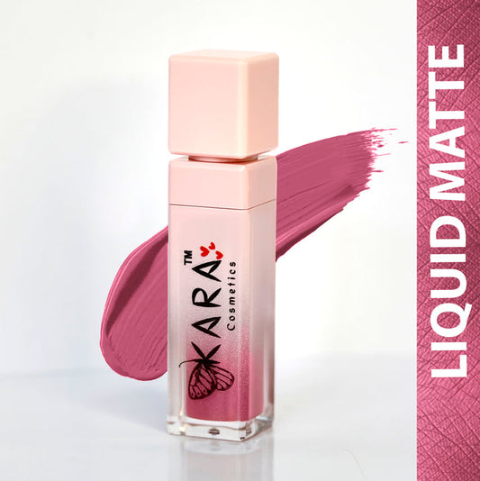 ICY - Everyday Pink Nude Matte Liquid Lipstick Long - Lasting Wear Non-Stick Velvet Lipstick