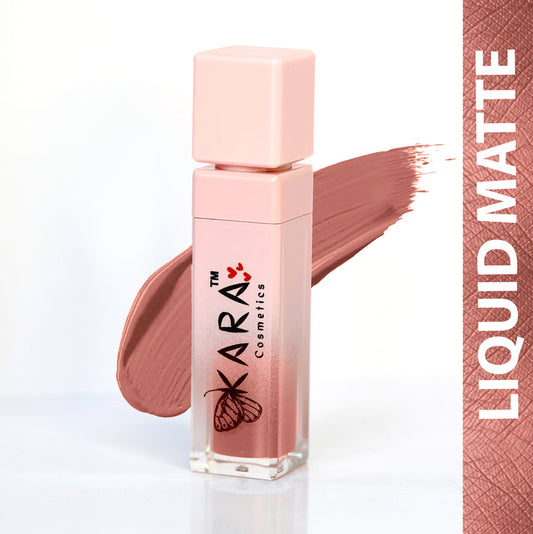 QUITE - Bare Nude Matte Liquid Lipstick Highly Pigmented Lip Glaze All Day Wear