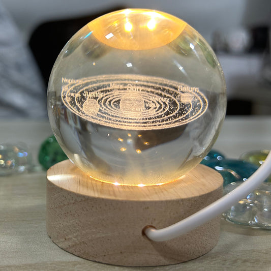 Custom Solar System Night Light, 3D Print Planet Lamp