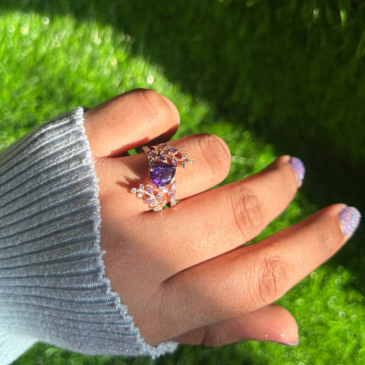 Lila Amethyst Aggie Ring Enhancer