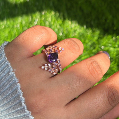 Lila Amethyst Aggie Ring Enhancer