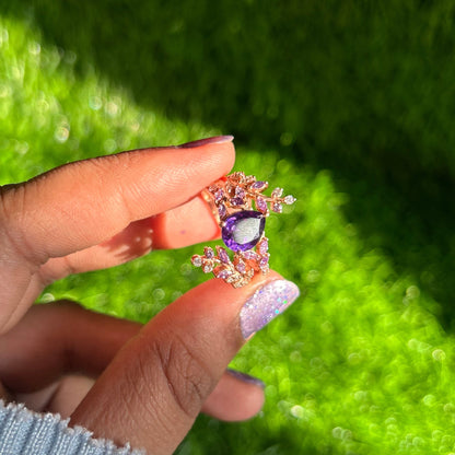 Lila Amethyst Aggie Ring Enhancer