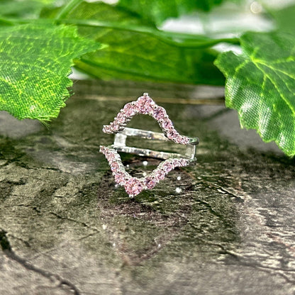 Natürlicher Alexandrit mit schwarzem Diamant-Halo-Ehering und Verlobungsring