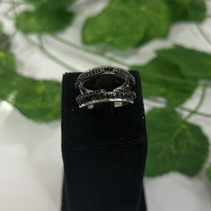 Anillo de bodas de diamantes marrones naturales