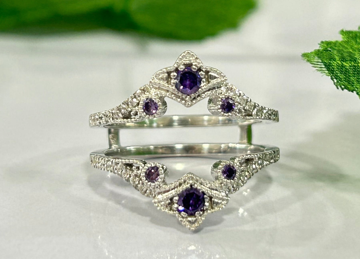 Lila Amethyst Ring Enhance Wrap