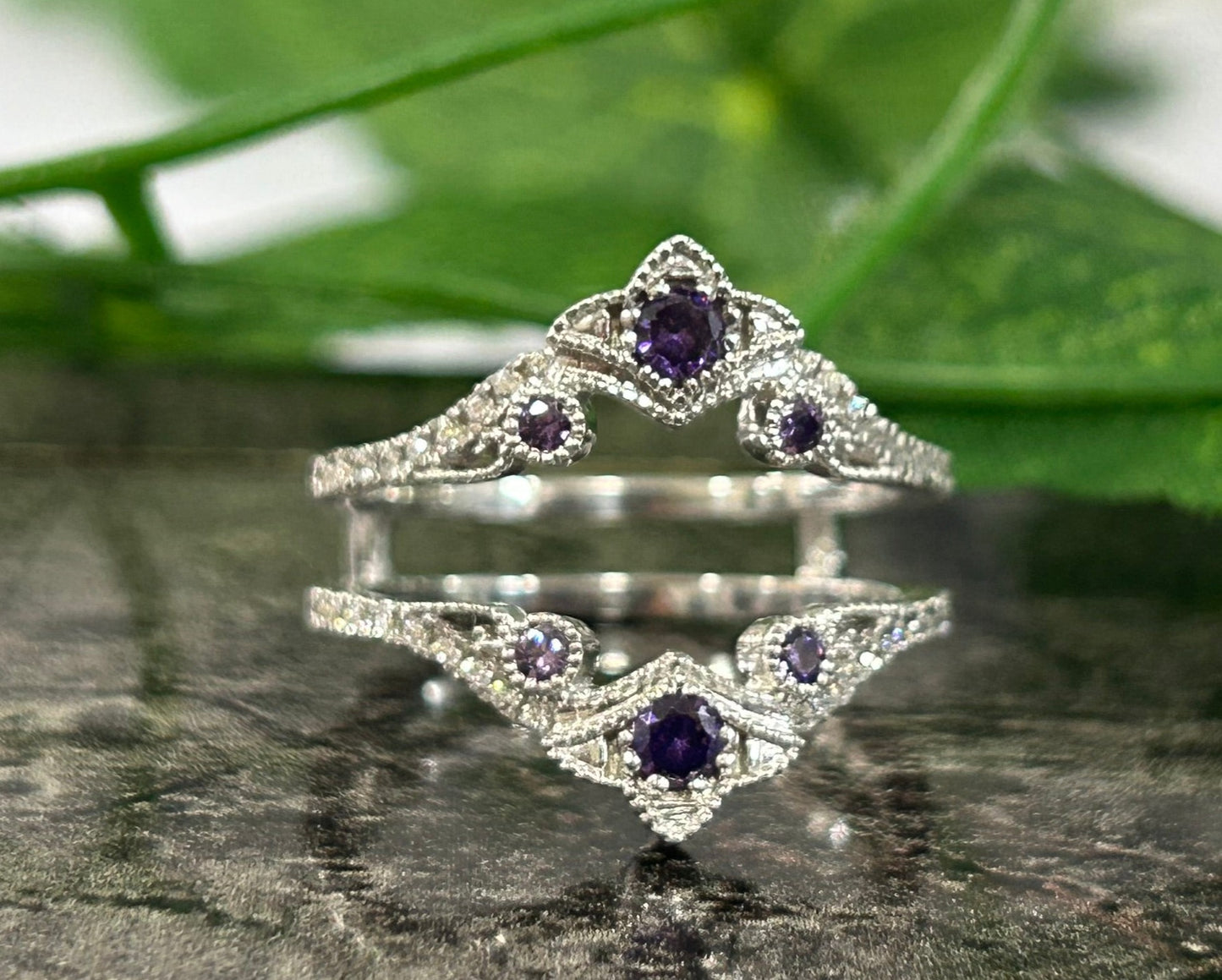 Lila Amethyst Ring Enhance Wrap