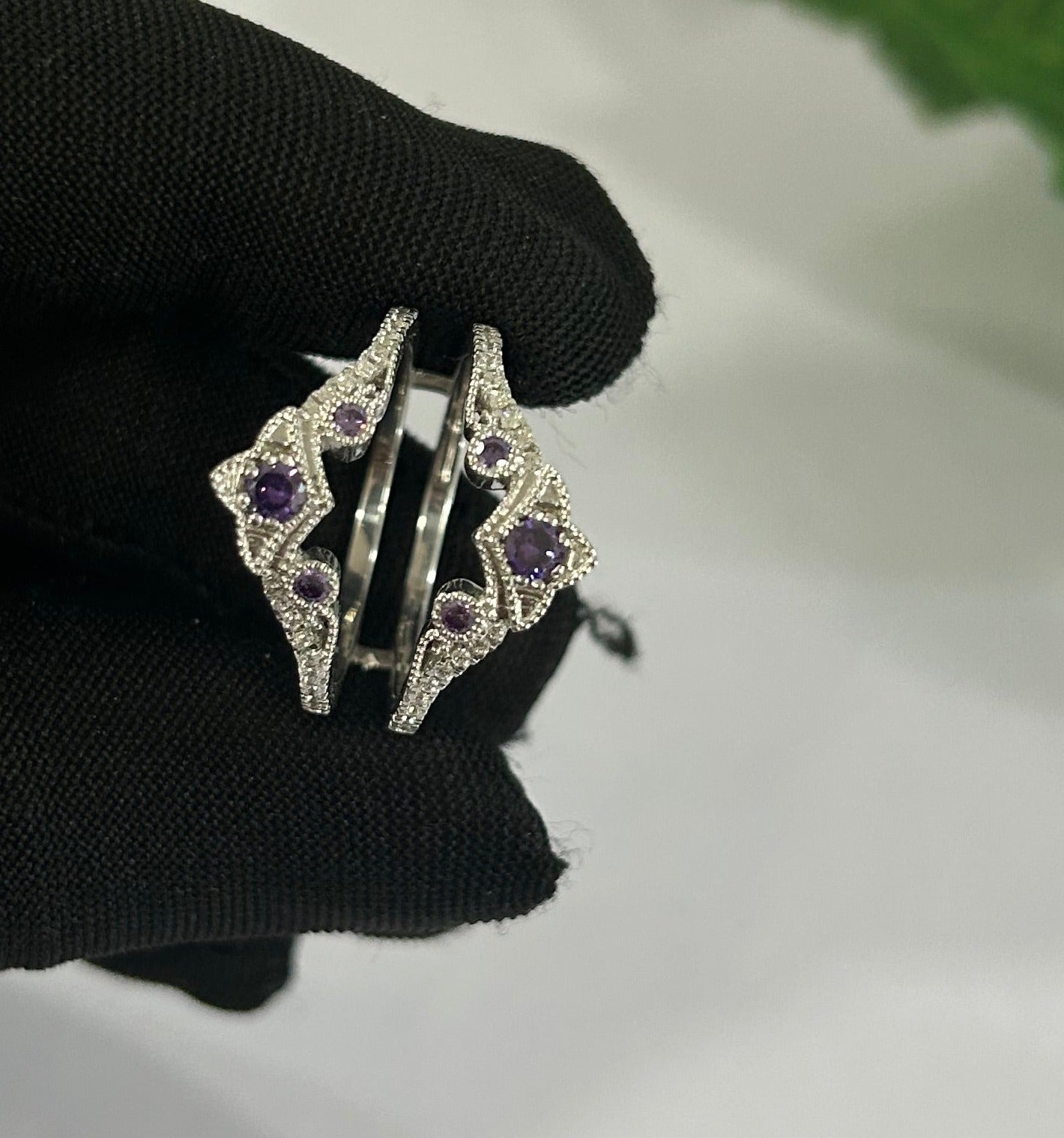 Lila Amethyst Ring Enhance Wrap